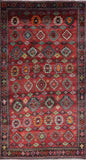 Authentic Persian Oriental Wool On Wool Rug 5 X 10 - Golden Nile