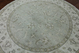 6' Round Peshawar Handmade Oriental Rug - Golden Nile