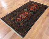 4 X 6 Authentic Persian Balouch Area Rug - Golden Nile