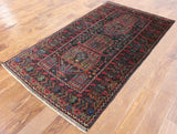 4 X 6 Persian Oriental Wool Area Rug - Golden Nile