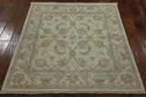 4' Square Oriental Oushak Area Rug - Golden Nile