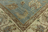 4 x 6 Oushak Blue Handmade Area Rug - Golden Nile