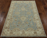 3 x 5 Blue Peshawar Oriental Area Rug - Golden Nile