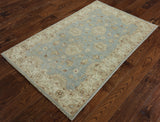 3 x 5 Blue Peshawar Oriental Area Rug - Golden Nile