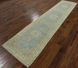 3 X 12 Oriental Hand Knotted Wool Runner - Golden Nile