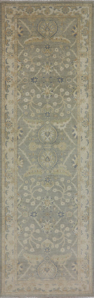 4 x 12 Runner Peshawar Oriental Area Rug - Golden Nile