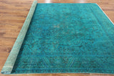 Tabriz Overdyed Hand Knotted Wool Area Rug 8 X 11 - Golden Nile