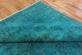 Tabriz Overdyed Hand Knotted Wool Area Rug 8 X 11 - Golden Nile