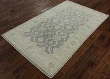 Hand Knotted 4 x 6 Peshawar Area Rug - Golden Nile