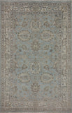 4 x 6 Oriental Blue Oushak Area Rug - Golden Nile