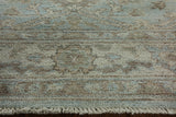 4 x 6 Oriental Blue Oushak Area Rug - Golden Nile