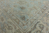 4 x 6 Oriental Blue Oushak Area Rug - Golden Nile