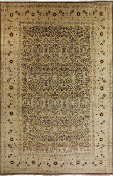 12 X 19 Peshawar Hand Knotted Area Rug - Golden Nile