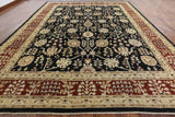 12 X 15 Black Peshawar Oriental Area Rug - Golden Nile