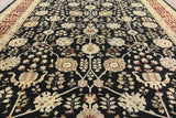 12 X 15 Black Peshawar Oriental Area Rug - Golden Nile