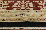 12 X 15 Black Peshawar Oriental Area Rug - Golden Nile