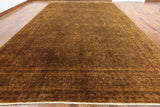 12 x 18 Overdyed Peshawar Oriental Area Rug - Golden Nile