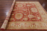 Peshawar Hand Knotted Wool Area Rug - 8' 1" X 10' 0" - Golden Nile