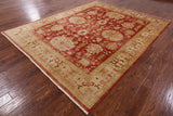 Peshawar Hand Knotted Wool Area Rug - 8' 1" X 10' 0" - Golden Nile