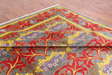 William Morris Hand Knotted Wool Area Rug - 9' 10" X 13' 7" - Golden Nile