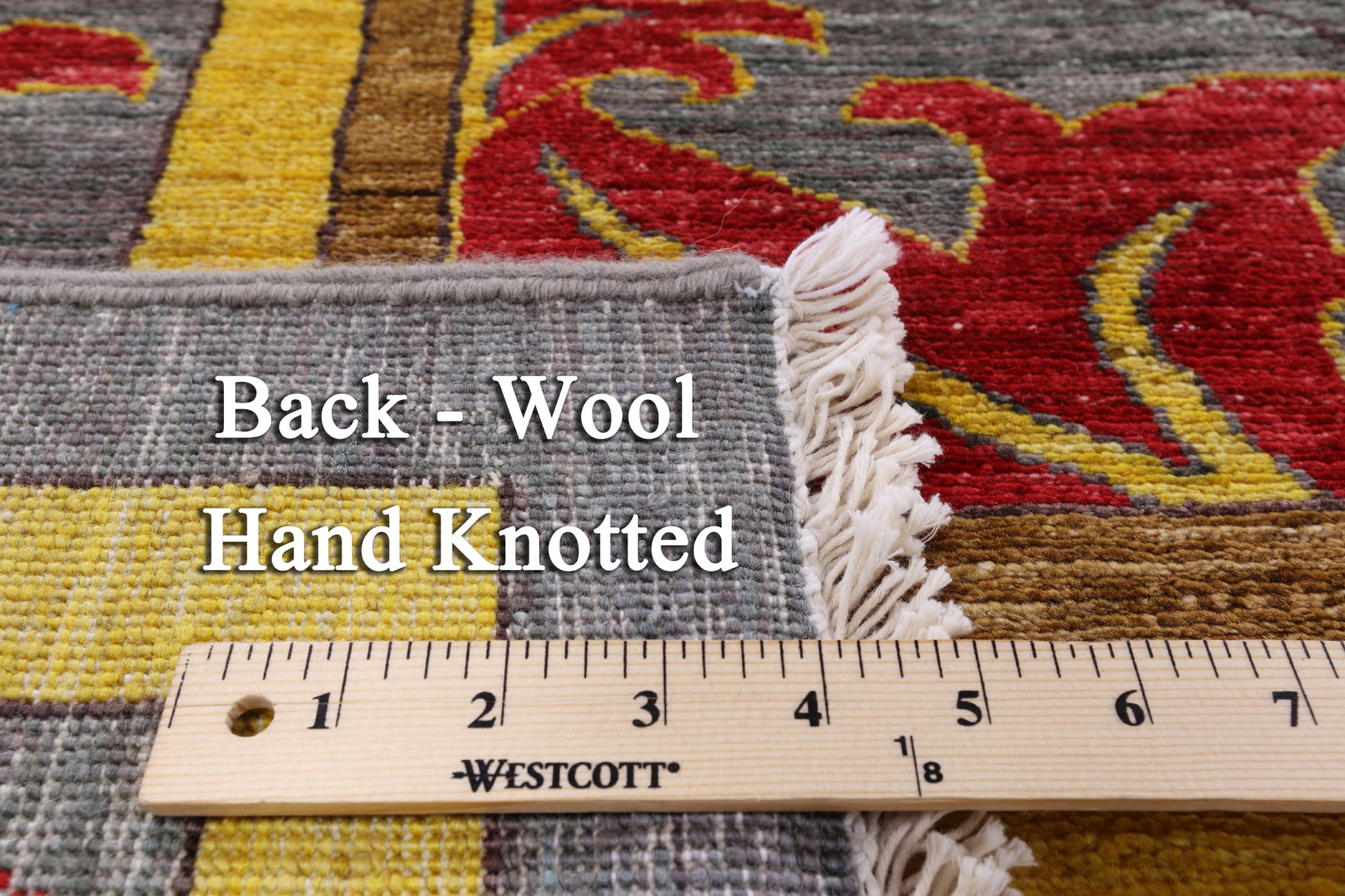 William Morris Hand Knotted Wool Area Rug - 9' 10" X 13' 7" - Golden Nile