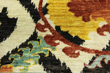 William Morris Handmade Wool Area Rug - 8' 2" X 9' 9" - Golden Nile
