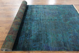 6 X 14 Hand Knotted Vibrance Oriental Overdyed Rug - Golden Nile
