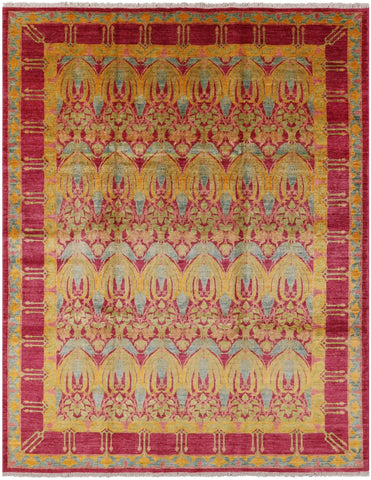 William Morris Handmade Wool Area Rug - 9' 0