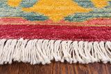 William Morris Handmade Wool Area Rug - 9' 0" X 11' 8" - Golden Nile