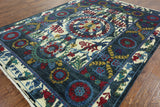 William Morris Hand Knotted Wool Area Rug - 8' 2" X 10' 7" - Golden Nile