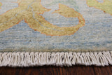 William Morris Handmade Wool Area Rug - 8' 10" X 11' 8" - Golden Nile