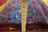 Kaitag Handmade Wool Runner Rug - 4' X 12' 3" - Golden Nile