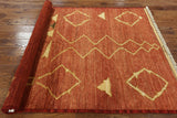 Signed Oriental Moroccan Rug 5 X 8 - Golden Nile
