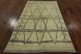Hand Knotted Moroccan Area Rug 5 X 8 - Golden Nile