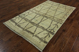 Hand Knotted Moroccan Area Rug 5 X 8 - Golden Nile