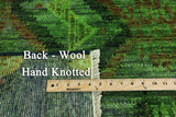 Ikat Handmade Wool Area Rug - 4' 1" X 6' 2" - Golden Nile