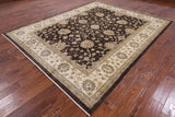 Brown Peshawar Hand Knotted Area Rug - 8' 1" X 10' 1" - Golden Nile