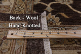 Brown Peshawar Hand Knotted Area Rug - 8' 1" X 10' 1" - Golden Nile