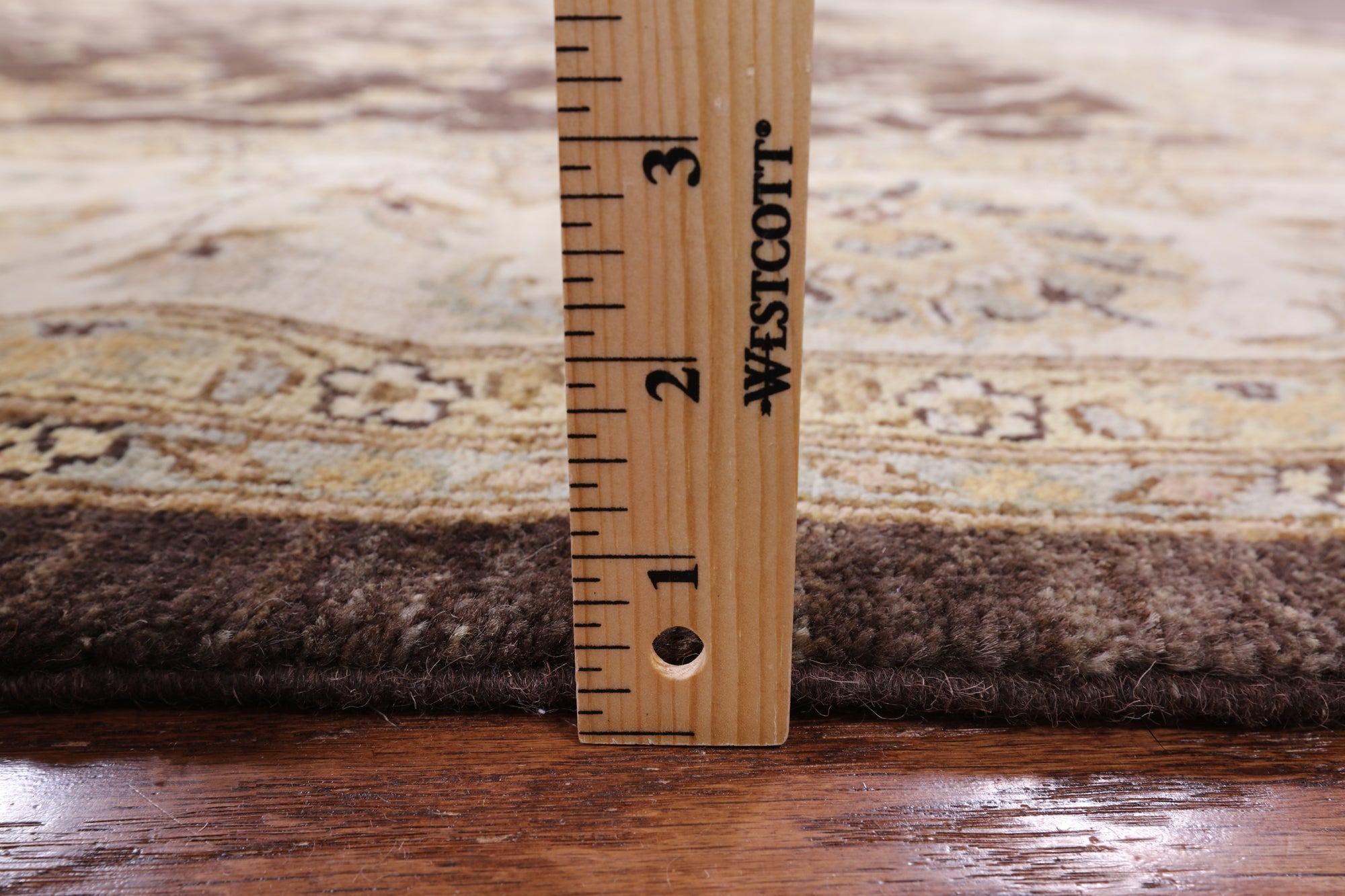 Brown Peshawar Hand Knotted Area Rug - 8' 1" X 10' 1" - Golden Nile