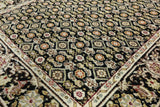 Runner Persian Wool & Silk Tabriz Rug 3 X 10 - Golden Nile