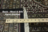 10 X 14 Wool & Silk Tabriz Handmade Rug - Golden Nile