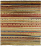 Square Super Gabbeh Wool Rug 8' 2" X 8' 9" - Golden Nile