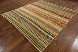 Square Super Gabbeh Wool Rug 8' 2" X 8' 9" - Golden Nile