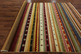 8' X 10' Hand Knotted Super Gabbeh Wool Rug - Golden Nile