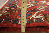 4' 11" X 6' 5" Handmade Ersari Oriental Wool Area Rug - Golden Nile