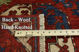 3' X 8' Oriental Runner Ersari Hand Knotted Wool Area Rug - Golden Nile
