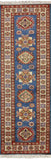 Super Fine Kazak Wool Runner Rug 2' X 6' - Golden Nile