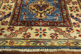 2' X 6' Hand Knotted Fine Kazak Wool Runner Rug - Golden Nile