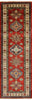 2' X 6' Oriental Hand Knotted Super Fine Kazak Wool Runner Rug - Golden Nile