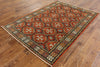 5' X 7' Fine Serapi Oriental Hand Knotted Wool Rug - Golden Nile
